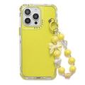 iPhone 16 Pro Max Glitter Shockproof Hybrid Case with Wrist Strap