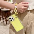 iPhone 16 Pro Max Glitter Shockproof Hybrid Case with Wrist Strap