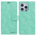 iPhone 16 Pro Mercury Goospery Blue Moon Wallet Case - Cyan