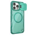 iPhone 16 Pro Nillkin IceBlade Prop Magnetic Case - MagSafe Compatible, Slide Lens Lid - Green