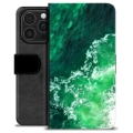 iPhone 16 Pro Premium Wallet Case - Waves