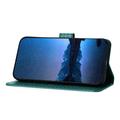iPhone 16 Pro Premium Wallet Case with Strap - Carbon Fiber Texture - Carbon Green