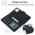 iPhone 16 Pro Vintage 2-in-1 Wallet Case with Removable Cover - Black