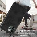 iPhone 16 Pro Vintage 2-in-1 Wallet Case with Removable Cover - Black