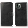 iPhone 16 Pro Vintage 2-in-1 Wallet Case with Removable Cover - Black