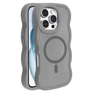 iPhone 16 Pro Wave-Edge Magnetic Hybrid Case - Grey