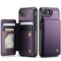 iPhone 16e/17e Caseme C22 Case RFID Card Wallet - Purple