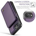 iPhone 16e/17e Caseme C22 Case RFID Card Wallet - Purple