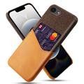 iPhone 16e/17e KSQ Case with Card Pocket - Orange