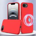 iPhone 16e Liquid Silicone Case - MagSafe Compatible - Red