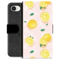 iPhone 16e Premium Wallet Case - Lemon Pattern