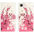 iPhone 16e/17e Style Series Wallet Case - Pink Flowers