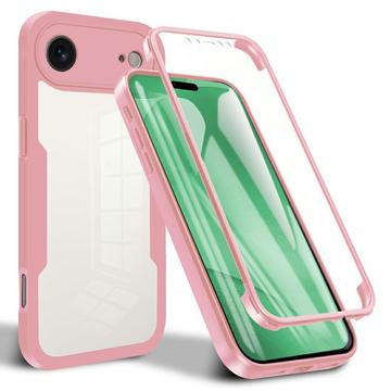 iPhone 17 Air 360 Protection Series Case - Pink / Clear