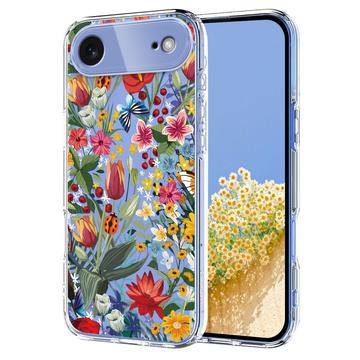iPhone 17 Air Floral Pattern TPU Case - Lilies