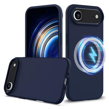 iPhone 17 Air Liquid Silicone Case - MagSafe Compatible - Dark Blue