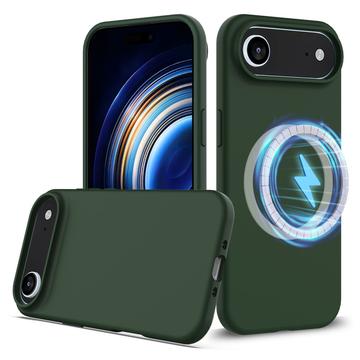 iPhone 17 Air Liquid Silicone Case - MagSafe Compatible - Dark Green