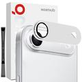 iPhone Air Northjo Full Protection Matte Metal and Tempered Glass Camera Lens Protector - Silver