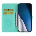 iPhone Air Owl Rhinestone Wallet Case - Cyan