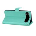 iPhone Air Owl Rhinestone Wallet Case - Cyan