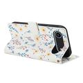 iPhone Air Rhombic Floral Wallet Case - Colorful Flowers