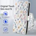 iPhone Air Rhombic Floral Wallet Case - Colorful Flowers