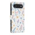 iPhone Air Rhombic Floral Wallet Case - Colorful Flowers