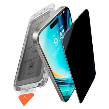 iPhone 17 Air Torras GlassGo Privacy Tempered Glass Screen Protector with Auto-Align Frame