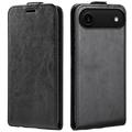 iPhone 17 Air Vertical Flip Case with Card Slot - Black