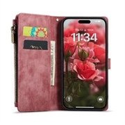 iPhone 17 Caseme C30 Multifunctional Wallet Case (Open Box - Bulk Satisfactory) - Red