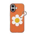 iPhone 17 Dux Ducis Luvy Case with Finger Ring/Hand Strap - Orange / Daisy