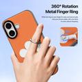 iPhone 17 Dux Ducis Luvy Case with Finger Ring/Hand Strap - Orange / Daisy