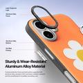 iPhone 17 Dux Ducis Luvy Case with Finger Ring/Hand Strap - Orange / Daisy