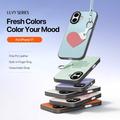 iPhone 17 Dux Ducis Luvy Case with Finger Ring/Hand Strap - Sky Blue / Heart