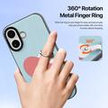 iPhone 17 Dux Ducis Luvy Case with Finger Ring/Hand Strap - Sky Blue / Heart