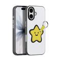 iPhone 17 Dux Ducis Luvy Case with Finger Ring/Hand Strap - White / Star