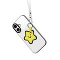 iPhone 17 Dux Ducis Luvy Case with Finger Ring/Hand Strap - White / Star