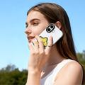 iPhone 17 Dux Ducis Luvy Case with Finger Ring/Hand Strap - White / Star