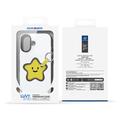 iPhone 17 Dux Ducis Luvy Case with Finger Ring/Hand Strap - White / Star