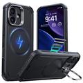 iPhone 17 ESR Cyber Kickstand MagSafe Hybrid Case - Black