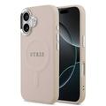 iPhone 17 Guess Saffiano Hybrid Case - MagSafe Compatible - Pink