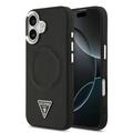iPhone 17 Guess Triangle Logo Case - MagSafe Compatible - Black