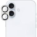 iPhone 17 Imak Full Cover Metal and Tempered Glass Camera Lens Protector - Silver