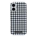 iPhone 17 Karl Lagerfeld Houndstooth Resin Plate Case - MagSafe Compatible