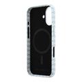 iPhone 17 Karl Lagerfeld Houndstooth Resin Plate Case - MagSafe Compatible - Blue