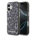 iPhone 17 Karl Lagerfeld IML Leopard Case - MagSafe Compatible - Grey