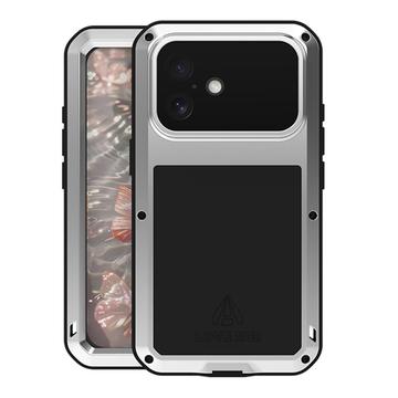 iPhone 17 Love Mei Powerful Hybrid Case - Silver
