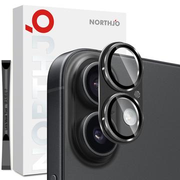 iPhone 17 Northjo Full Protection Matte Metal and Tempered Glass Camera Lens Protector