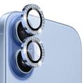 iPhone 17 Northjo Rhinestone Camera Lens Protector Set - Blue