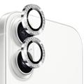 iPhone 17 Northjo Rhinestone Camera Lens Protector Set - Silver