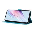 iPhone 17 Polka Dot Pattern Wallet Case - Blue
